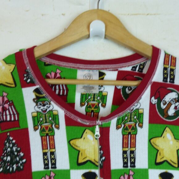 Buc-ee’s Christmas Jumpsuit Adult XL Thermal Nutcracker Pajama Holiday 2024 NWT - Picture 3 of 11